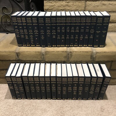Arizona Revised Statutes Annotated (WEST GROUP, 1986-1997) - YOU CHOOSE VOLUME!