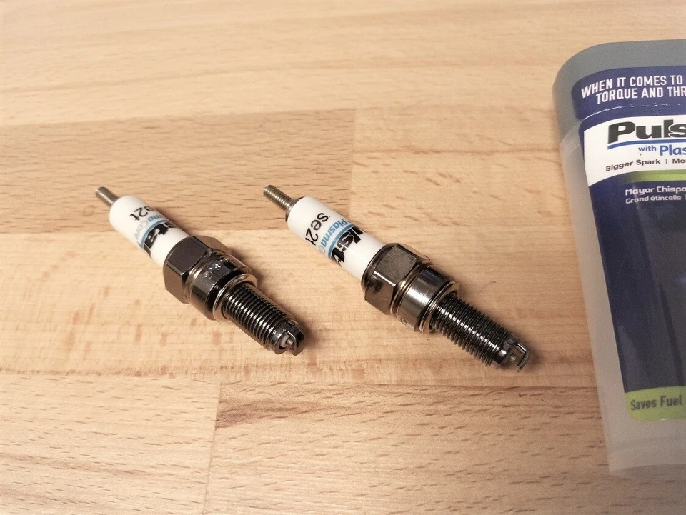 2 bujías de actualización de núcleo de plasma Pulstar se adaptan a: Yamaha YZF-R3 321cc y2015-2020 Foto 2 de 4