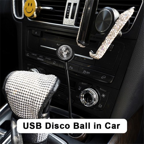 USB LED Party Lights Mini Disco Ball LED Small Magic Ball Sound Control DJ Stage - Picture 8 of 20