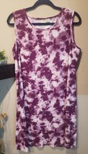 Tie Dye Soft Stretchy Tank Dress Plus Size 3X NWOT