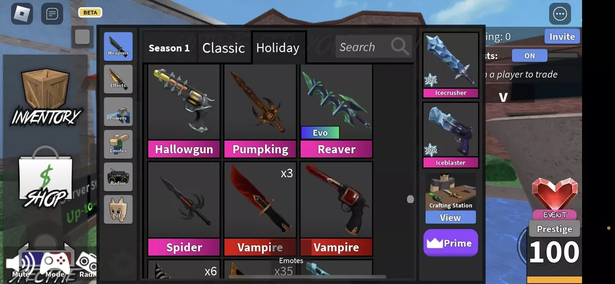 Hallowgun Gun 2020, Trade Roblox Murder Mystery 2 (MM2) Items