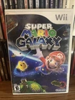 Super Mario Galaxy (Nintendo WII, 2011) - Complete w/ box& Manual (CIB) Not Test