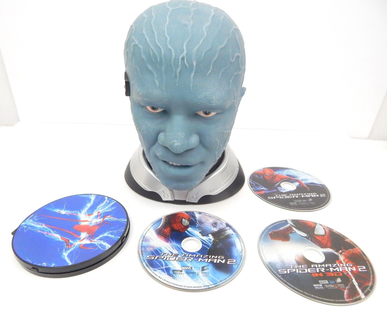 The Amazing Spiderman 2 3-D DVD Electro Special Edition Statue Bust Lights  Works | eBay