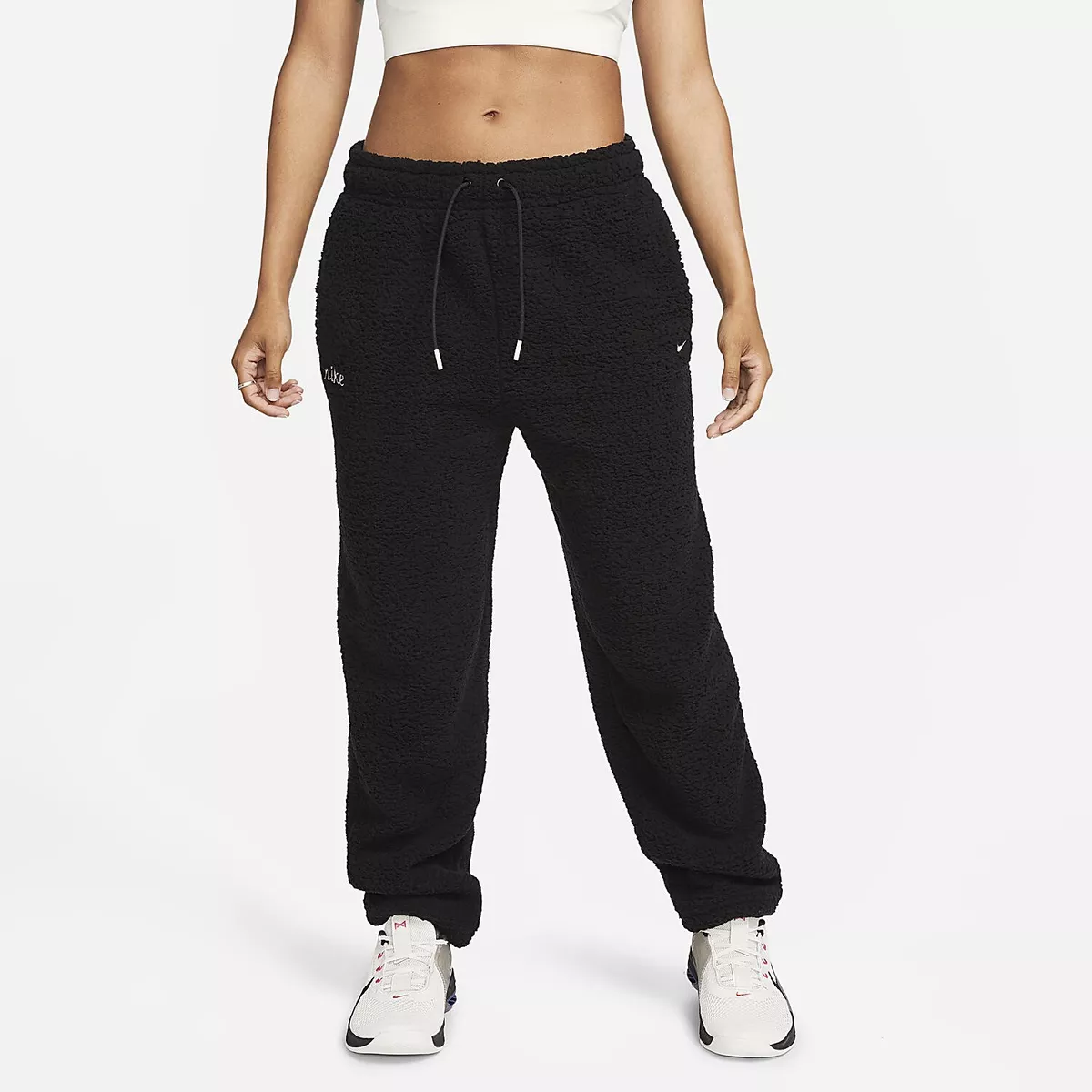 Nike Women's Therma Training Sweat Pants (Black, X-Small) 