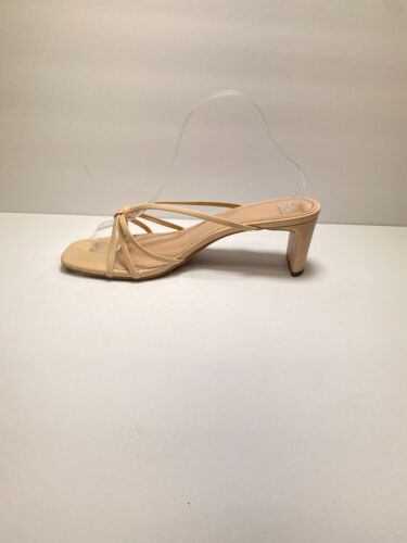 BP Women's Beige Stappy Heeled Sandal Sz 10 - Picture 4 of 5