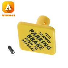1 Pc Valve Push Pull Parking Brake Knob Yellow Fit for Truck 248433 Stock
