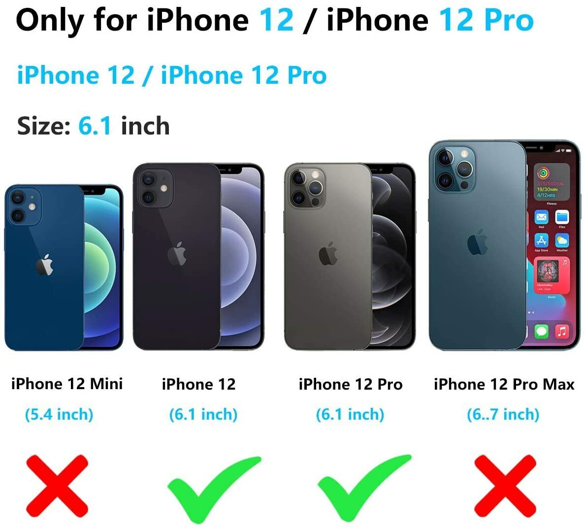 SunRemex Compatible with iPhone 12 Case iPhone 12 Pro Case