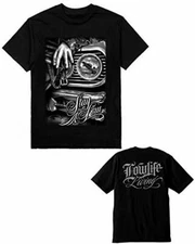 Stay Low Low Rider Heavyweight T-Shirt Printed On Shaka Wear Tee