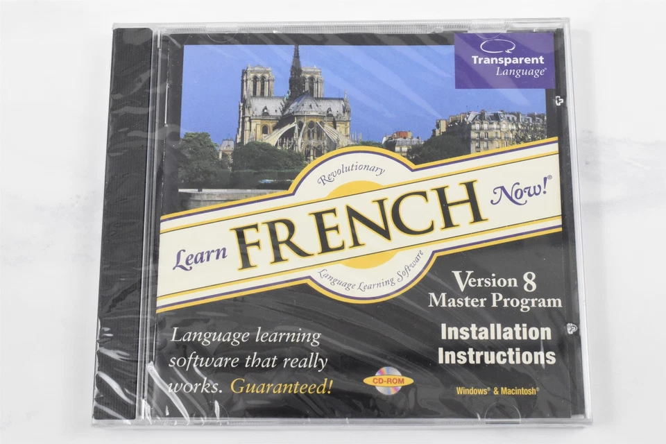 Learn French Now Version 8 Software CD-ROM for Windows & Mac - New - Image 2 of 3