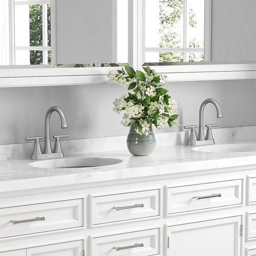 Modern Centerset Bathroom Sink Faucet – 3 Hole Design with Water Saving Features - Picture 9 of 9