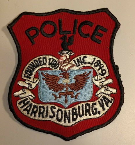 Vintage Harrisonburg Virginia Police Department Shoulder Patch ...