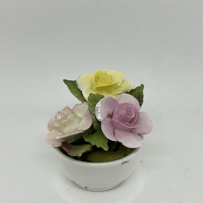Coalport Porzellan Bone China Blumen - Made in England
