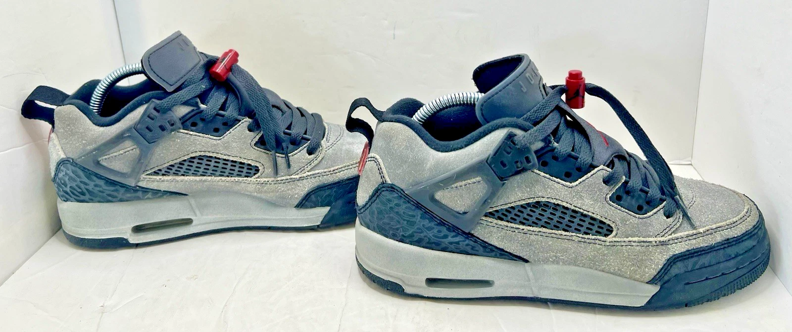 Scarpe basse Nike Jordan Spizike antracite palestra rosso nero Fq3950 002 bambino taglia 7 anni