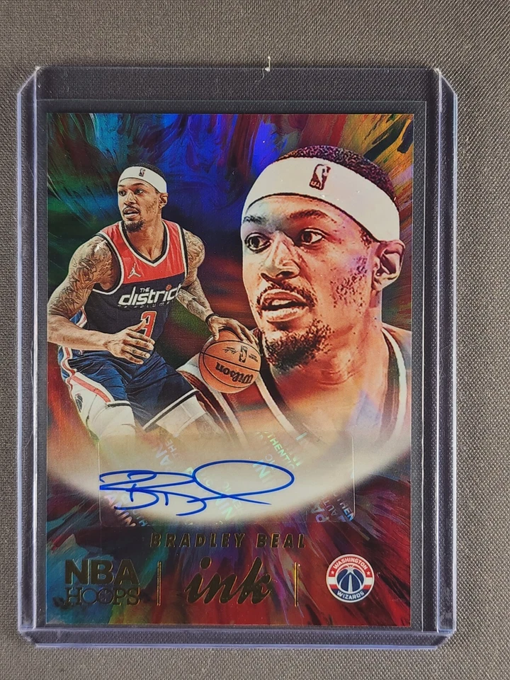 2022-23 Panini NBA Hoops Ink #HI-BDB Bradley Beal Autograph Auto - Image 3 of 4