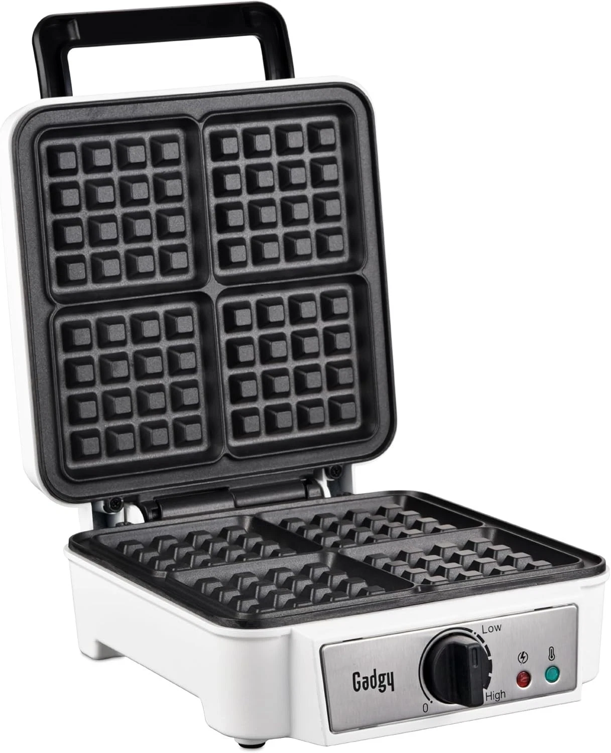 Gadgy GG0933 Waffle Maker Double Waffle Maker for 4 Waffles 1200W #Y97-1140