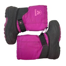 Kamik Kids Size 4 Boots Rocket Waterproof Insulated Winter Magenta Pink Warm