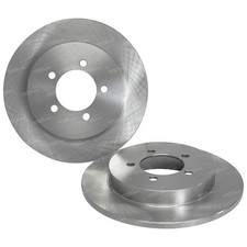 2 Rear Disc Brake Rotors for Ford Explorer UT UX UZ V8 4.6L Limited Wagon Pair