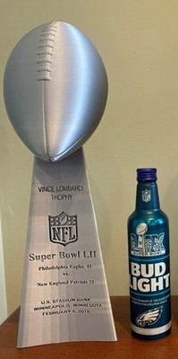 18''  3D Printed Vince Lombardi Super Bowl Trophy