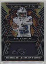 2023 Panini Obsidian Rookie Eruption Materials /199 Deuce Vaughn #REM-DVA 11oh