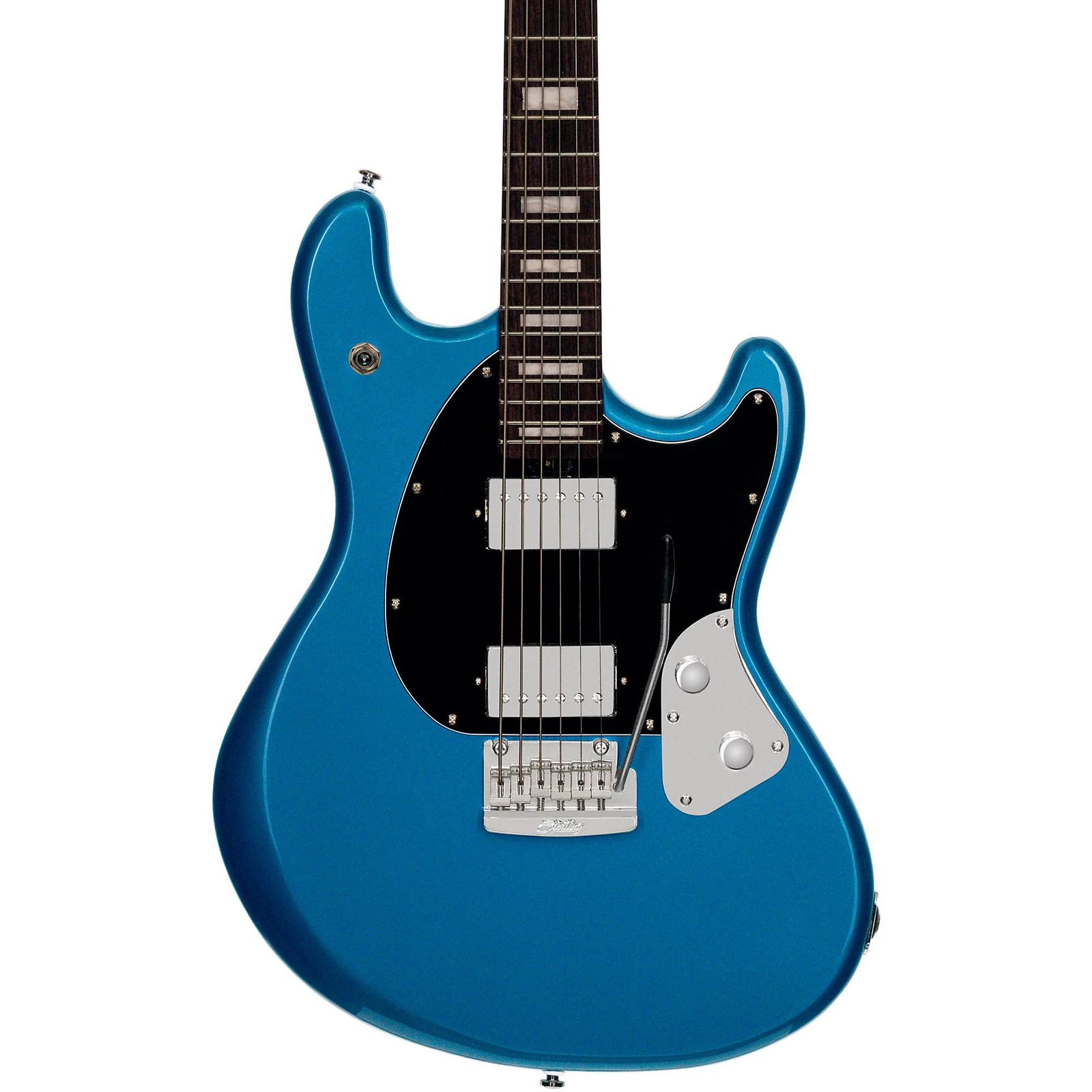 Sterling SR50 StingRay Baritone Electric Guitar Rosewood Toluca Lake Blue 136090₽
