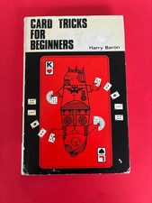 CARD TRICKS FOR BEGINNERS Harry Baron, Hard Back