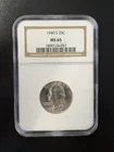 1940-S 25C Washington Silver Quarter NGC MS-65