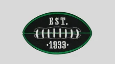 6-Inch Philadelphia Eagles Football Patch Est. 1933 Iron-On / Sew-On