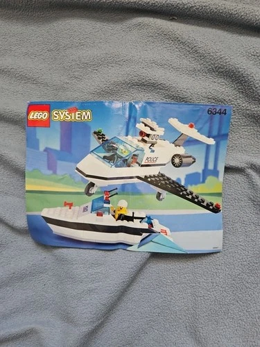 LEGO Vintage Classic Town 6344 Jet Speed Justice 100% Complete