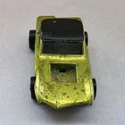 1968 Vintage Hot Wheels Diecast Car Yellow Black Customized 1:64 Diecast Vehicle