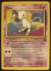 Pokemon Mew Black Star Promo #8 WOTC Vintage 2000 Rare Card