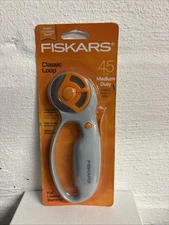 Fiskars Fashion Loop rotary Cutter 45MM Classic Loop All-Purpose Cutting NEW