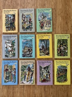 RARE Vintage Lot 1960s 1970s Hardcover HC Encyclopedia Brown Donald Sobol Books