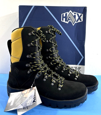 NIB 11 W MEN'S HAIX MISSOULA 2.1 HIKING FIRE BOOTS 111011 BLACK 2025