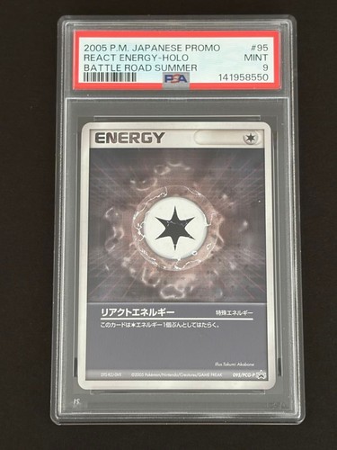 Pokemon Card PSA 9 React Energy Promo
