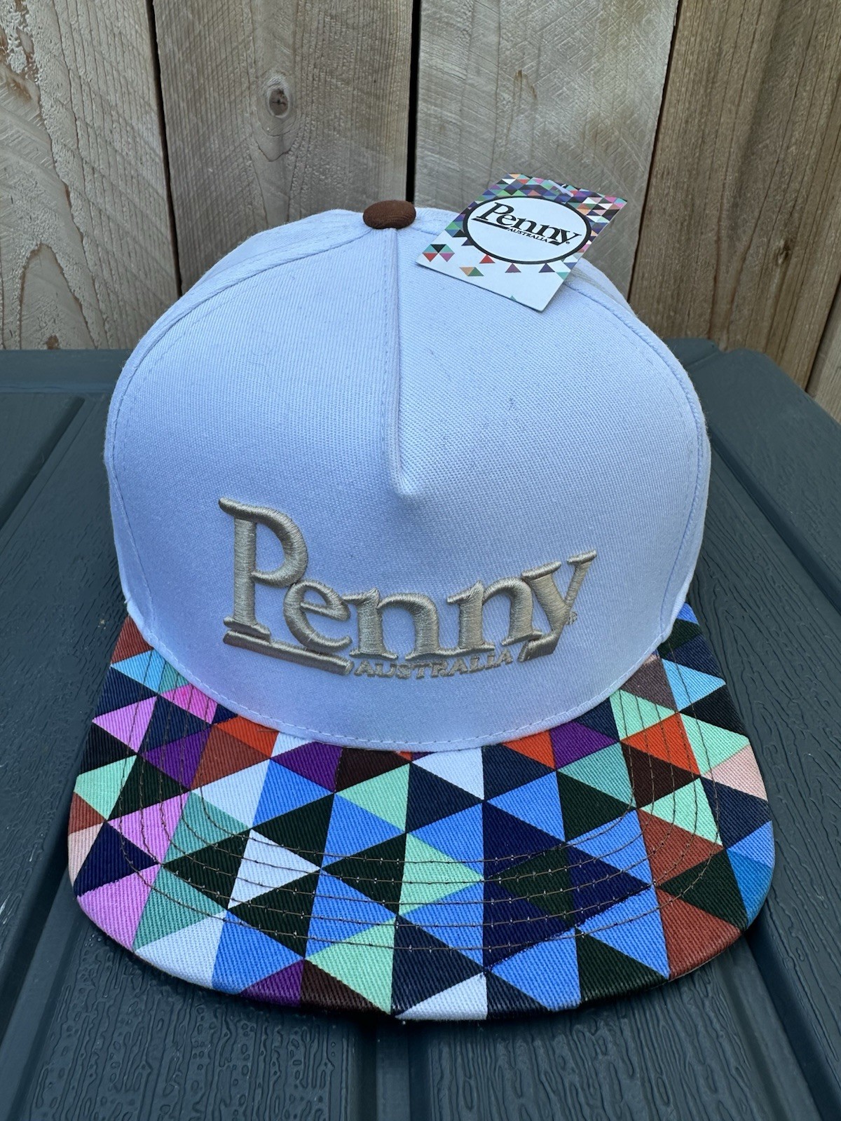 NWT Penny Australia SnapBack White Multicolor Skateboard Hat