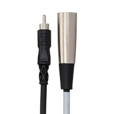 Hosa XRM-110 Unbalanced Interconnect RCA Male to XLR Male Patch Cable, 10'