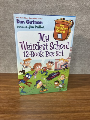#ad My Weirdest School 12 Book Box Set: Books Bundle 1 12 Dan Gutman Jim Paillot $39.59