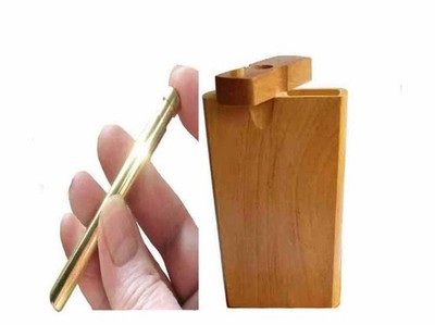 Self cleaning Brass one hitter dugout Set XL Holding Chamber pipe onie USA