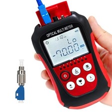 Fiber Optic Cable Tester Portable Optical Fiber Power Meter FC/SC/ST Universa...