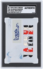 Brooks Robinson Orioles Signed 2011 Topps Triple Threads #TTAR-105 #1/1 SGC Card