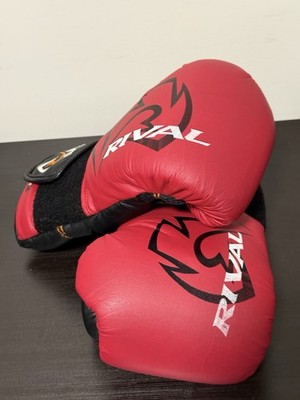 Rival Boxing RS11V Evolution Hook and Loop Sparring Gloves 16 oz Red Black