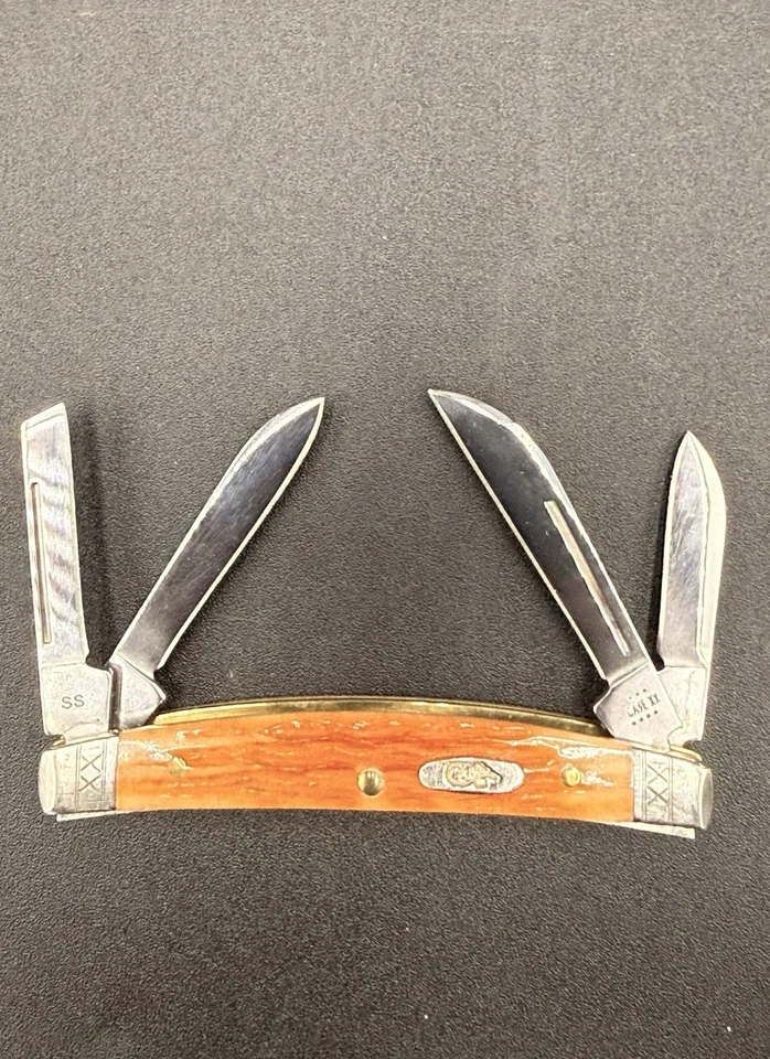 Cuchillo de Bolsillo Case XX USA 2023 Crandall Jig Cayenne Bone 35808 Pequeño Congreso Foto 4 de 4