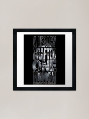 The Sovereign Legacy: Ancient Silve Framed Wall Art Poster Canvas Print Picture