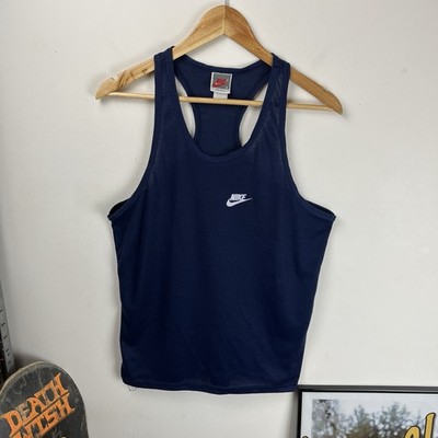 1990 s Vintage Nike Oregon USA Sleeveless Navy tanktop