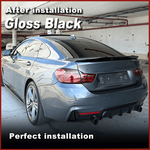 Alerón trasero negro brillante labio trasero alerón labio para BMW F32 Coupe 420i 430i 440i - Imagen 4 de 10