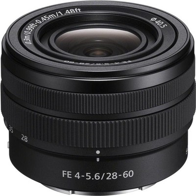 SONY SEL2860 Standard Zoom Lens, Full-Frame FE 28-60mm F4-5.6, for α [E-mount] D