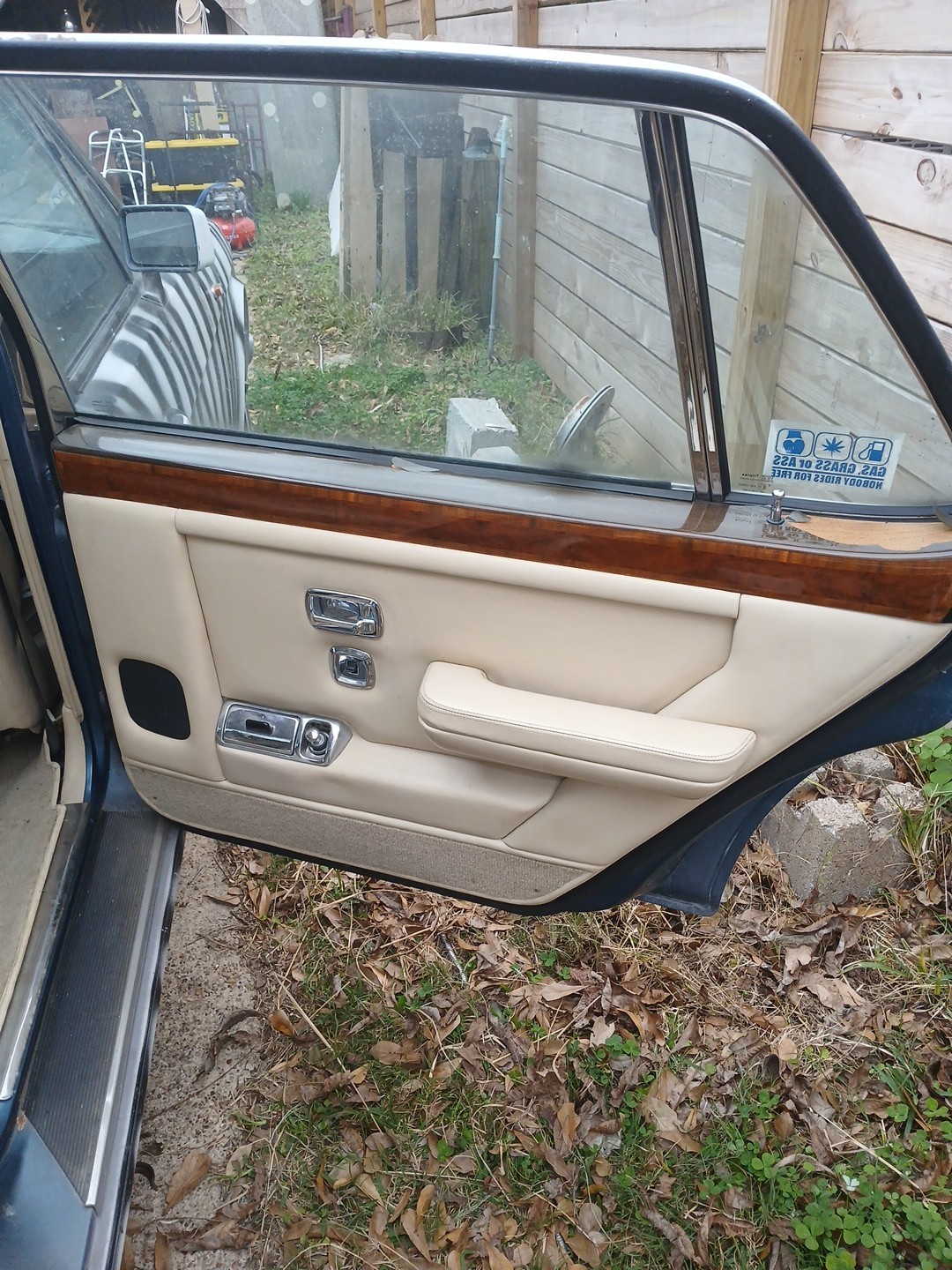 Right Rear Door Panel 1989 ROLLS-ROYCE SILVER SPUR