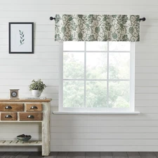 Farmhouse 16"x60" Valance Creme Rod Pocket / Kitchen Window Curtains VHC Brands