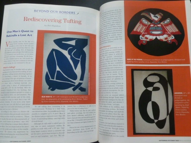 RUG HOOKING Issue for Sep / Oct 2002  - Crafts – Rug Hooking Magazine - Image 2 of 4