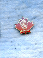 NOC Canada Basketball 1972 Munich 1976 Montreal OLYMPIC Games Pin Enamel
